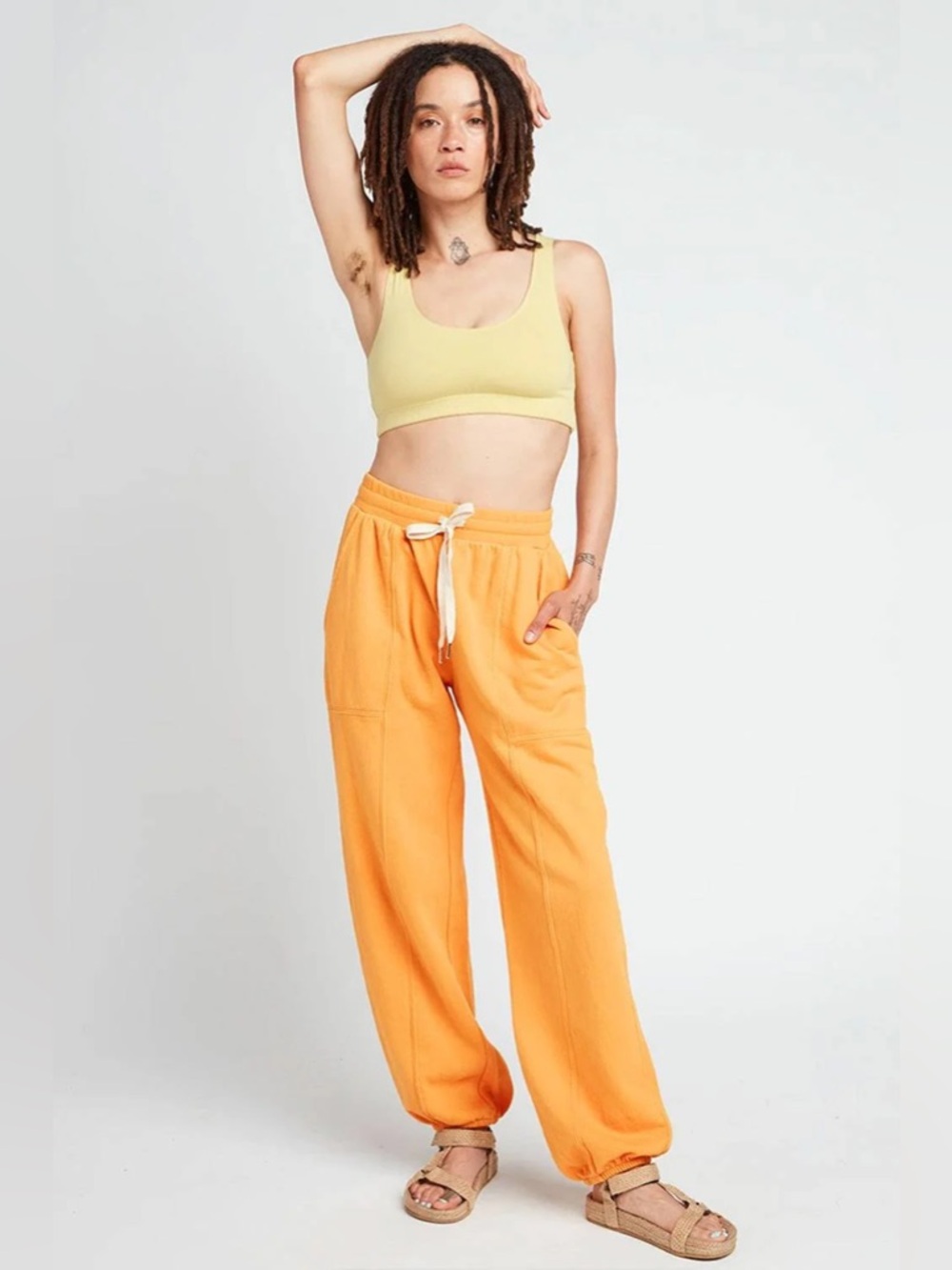 Back Beat Co. adventure joggers Orange Drawstring sweatpants women’s size xl
